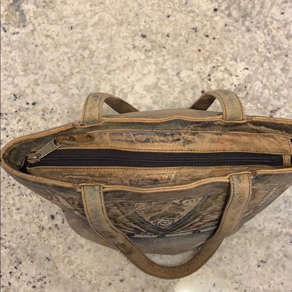 Jane Yoo Bags | Jane Yoo Wearable Art Leather Purse Good Condition